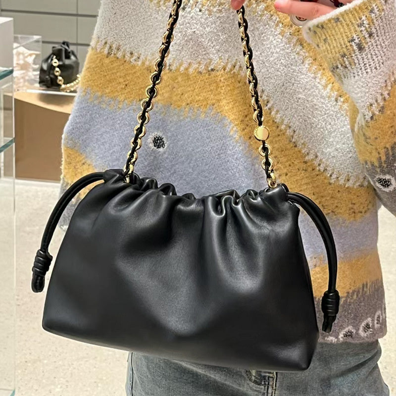 Sac à Bandoulière en Cuir Vachette – Élégance Contemporaine