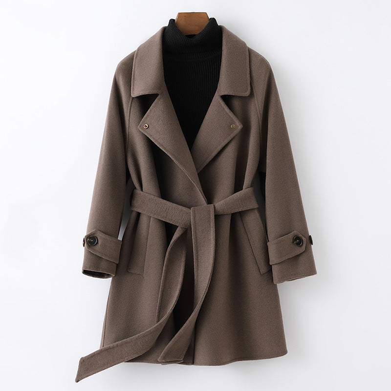 Manteau en Cachemire Réversible – Élégance et Polyvalence