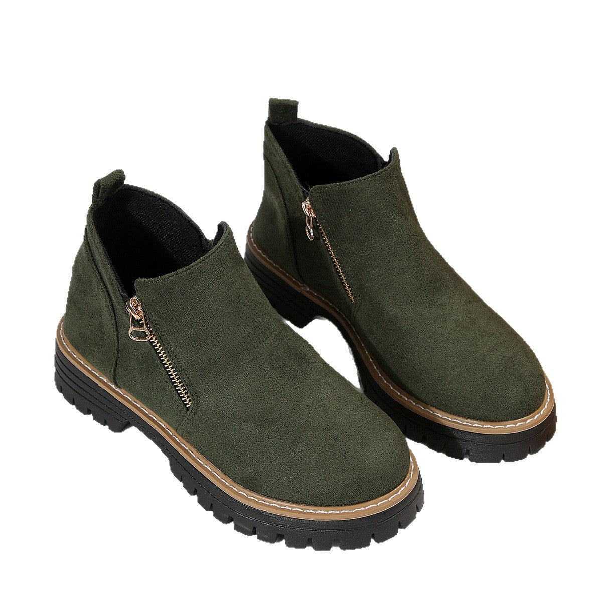 Bottines Chelsea en Daim – Élégance Automne-Hiver