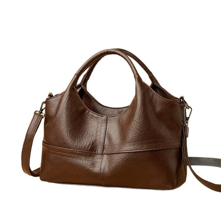Sac Besace en Cuir Doux – Légèreté et Grande Capacité