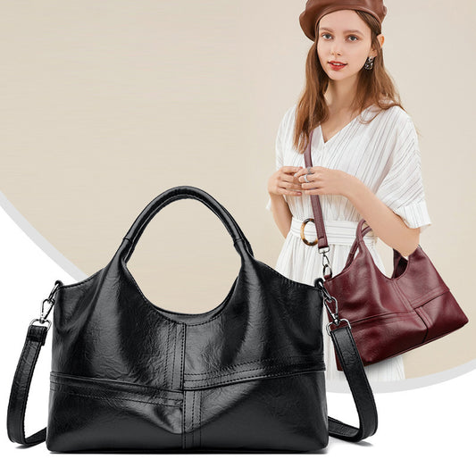 Sac Besace en Cuir Doux – Légèreté et Grande Capacité