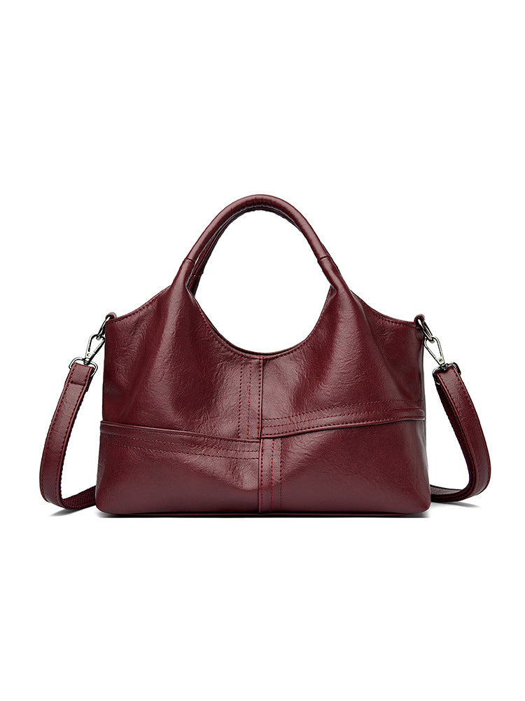 Sac Besace en Cuir Doux – Légèreté et Grande Capacité