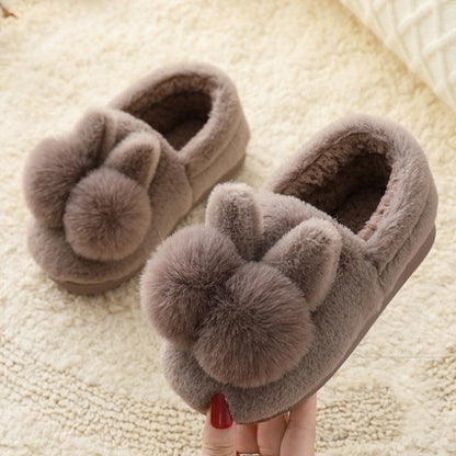 Pantoufles Chaleureuses en Coton pour Enfants – Duo Peluche Parents & Enfants
