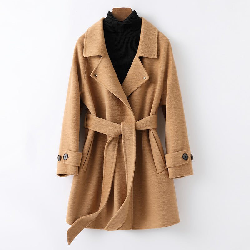 Manteau en Cachemire Réversible – Élégance et Polyvalence