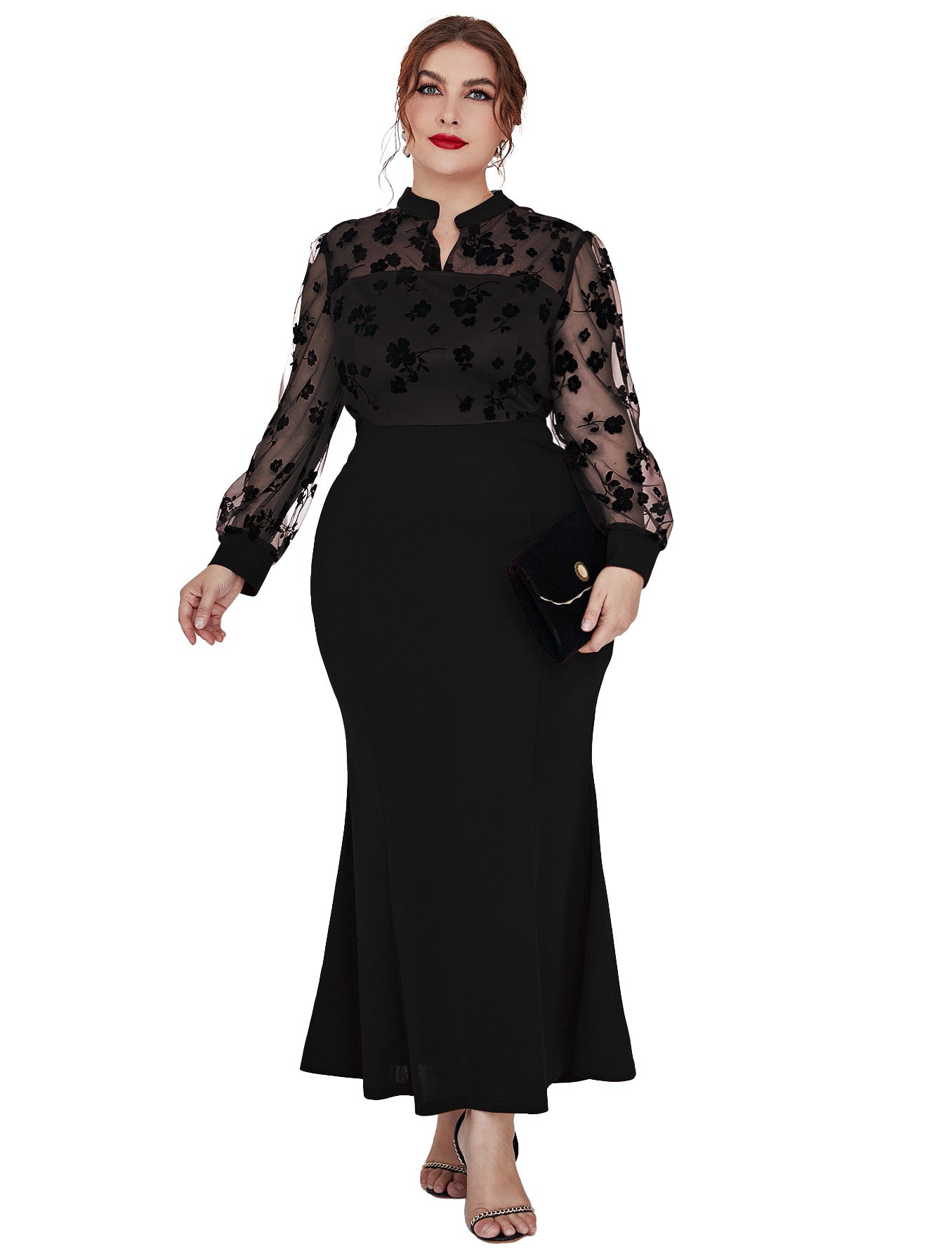 Robe Grande Taille – Style Européen & Américain, Taille Ample