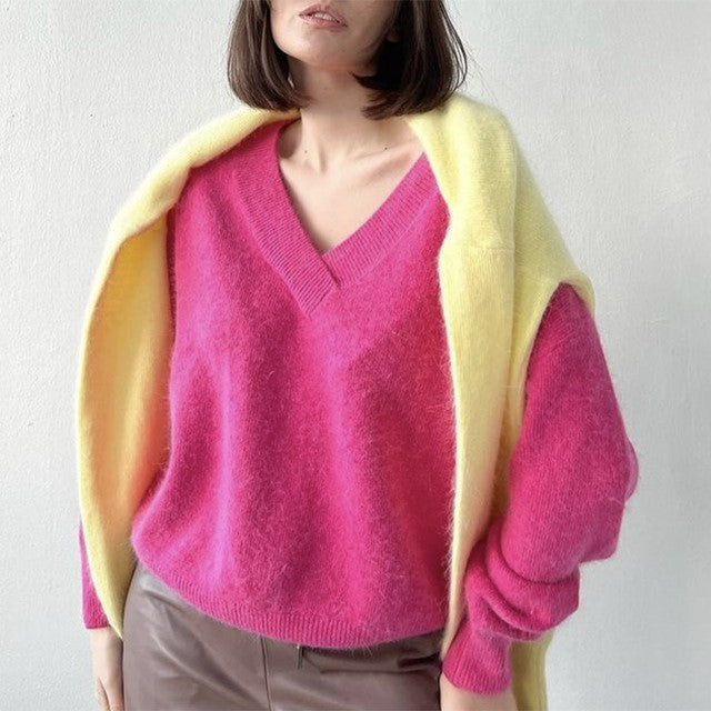 Pull en Cachemire Doux – Élégance Décontractée