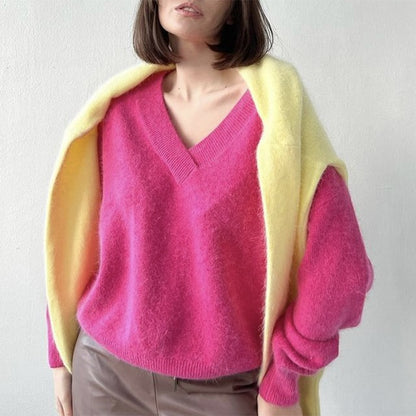 Pull en Cachemire Doux – Élégance Décontractée