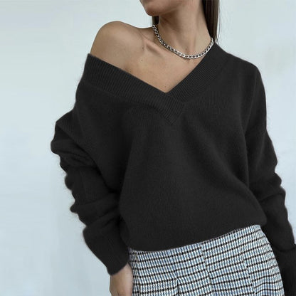 Pull en Cachemire Doux – Élégance Décontractée