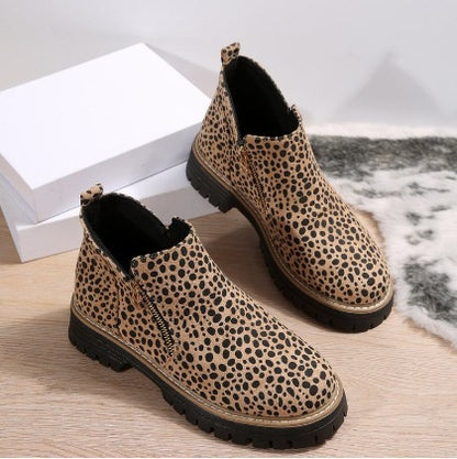 Bottines Chelsea en Daim – Élégance Automne-Hiver