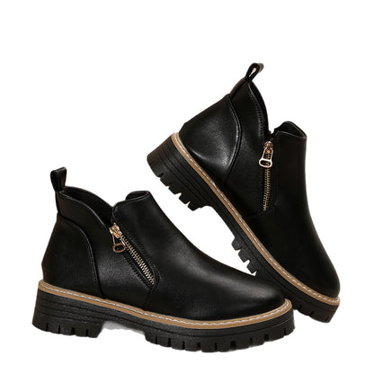 Bottines à Talon Carré – Élégance et Confort pour l'Automne-Hiver