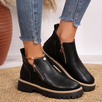 Bottines à Talon Carré – Élégance et Confort pour l'Automne-Hiver