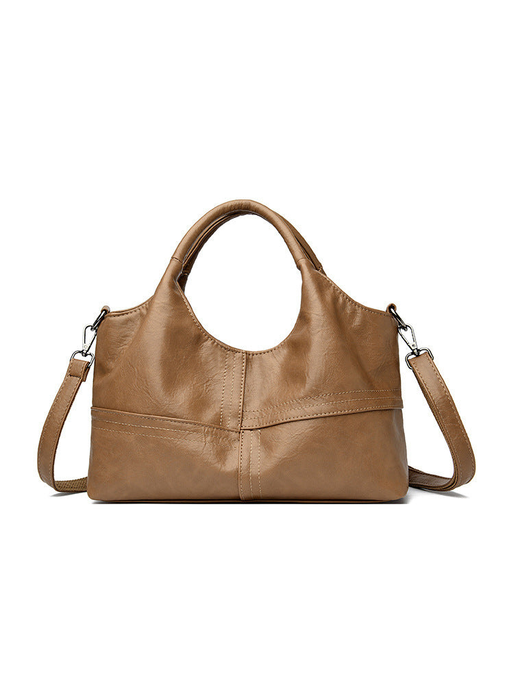 Sac Besace en Cuir Doux – Légèreté et Grande Capacité