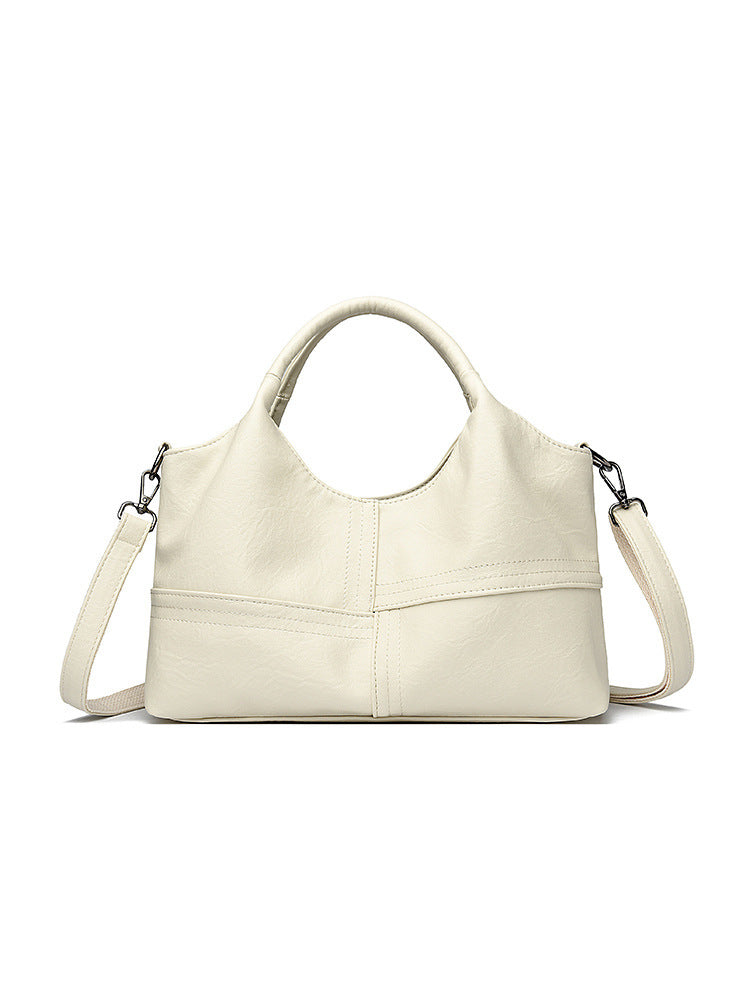 Sac Besace en Cuir Doux – Légèreté et Grande Capacité