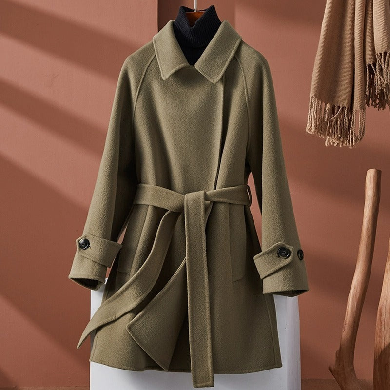 Manteau en Cachemire Réversible – Élégance et Polyvalence