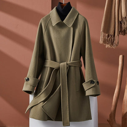 Manteau en Cachemire Réversible – Élégance et Polyvalence