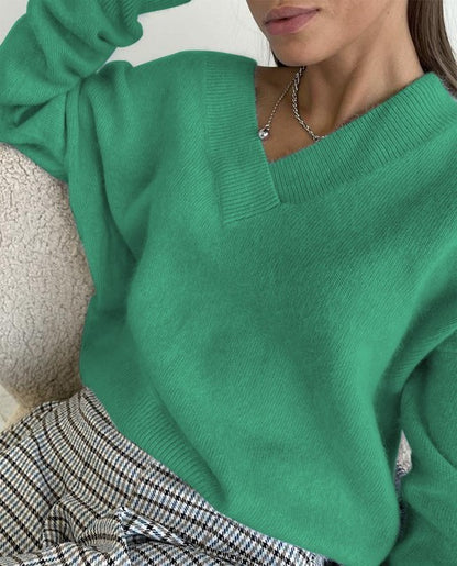 Pull en Cachemire Doux – Élégance Décontractée
