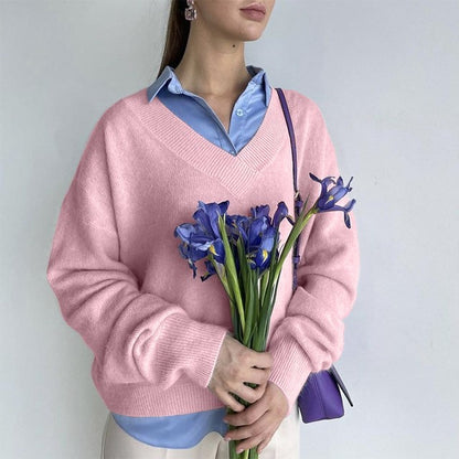 Pull en Cachemire Doux – Élégance Décontractée